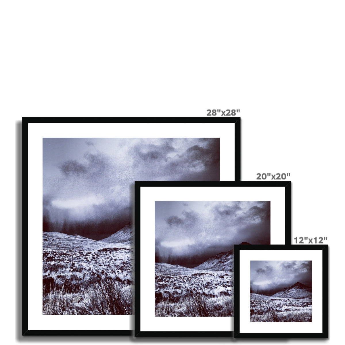 A Brooding Glen Varagil Framed & Mounted Print