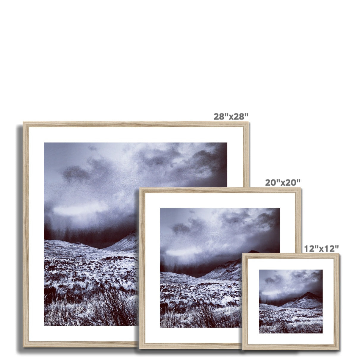 A Brooding Glen Varagil Framed & Mounted Print