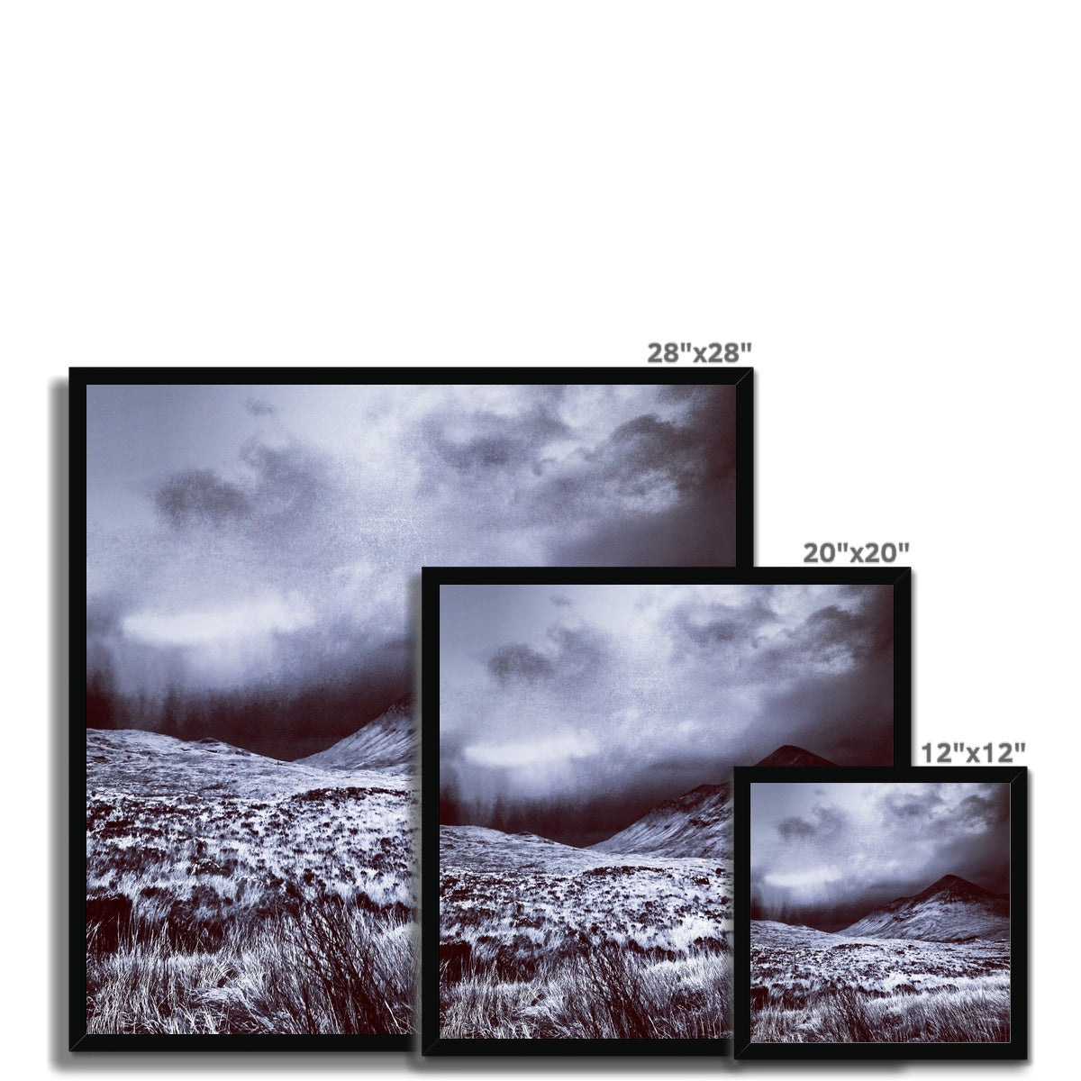 A Brooding Glen Varagil Framed Print