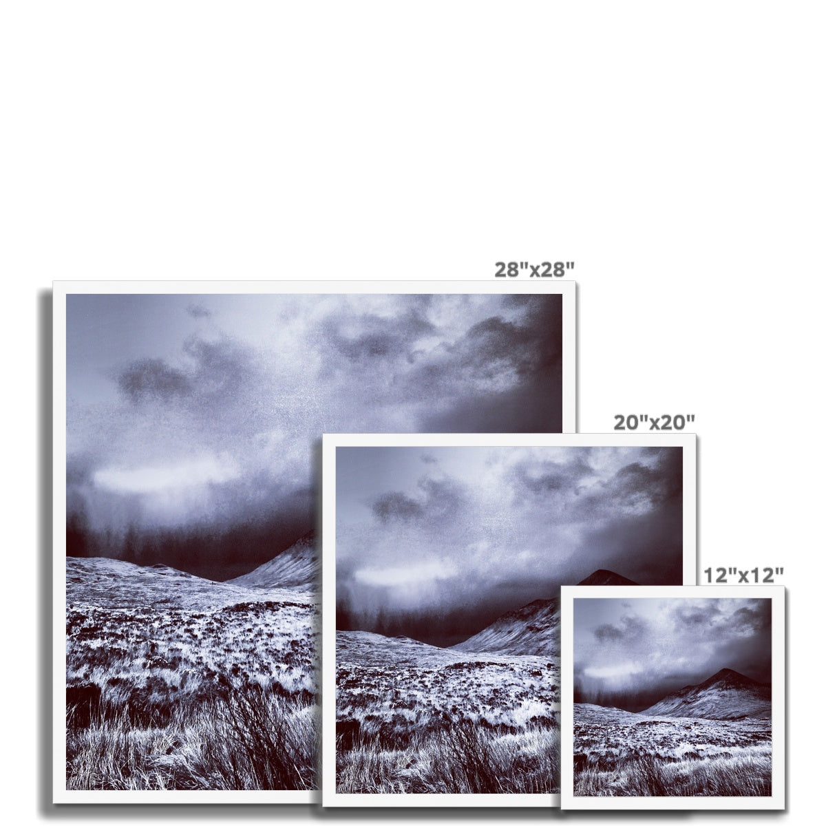 A Brooding Glen Varagil Framed Print