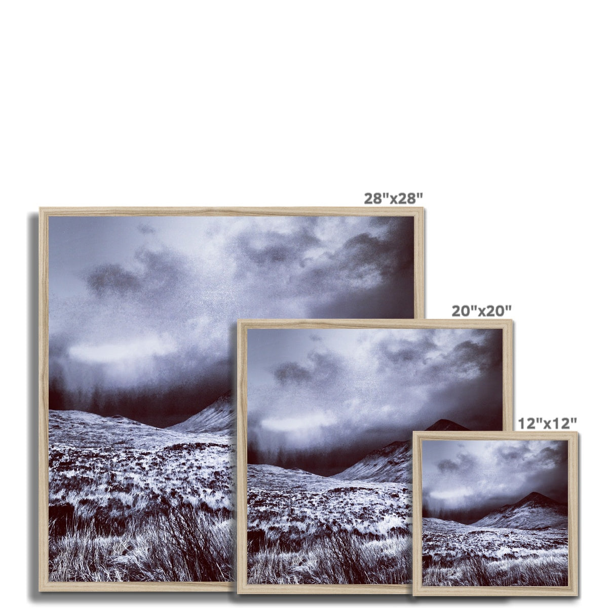 A Brooding Glen Varagil Framed Print