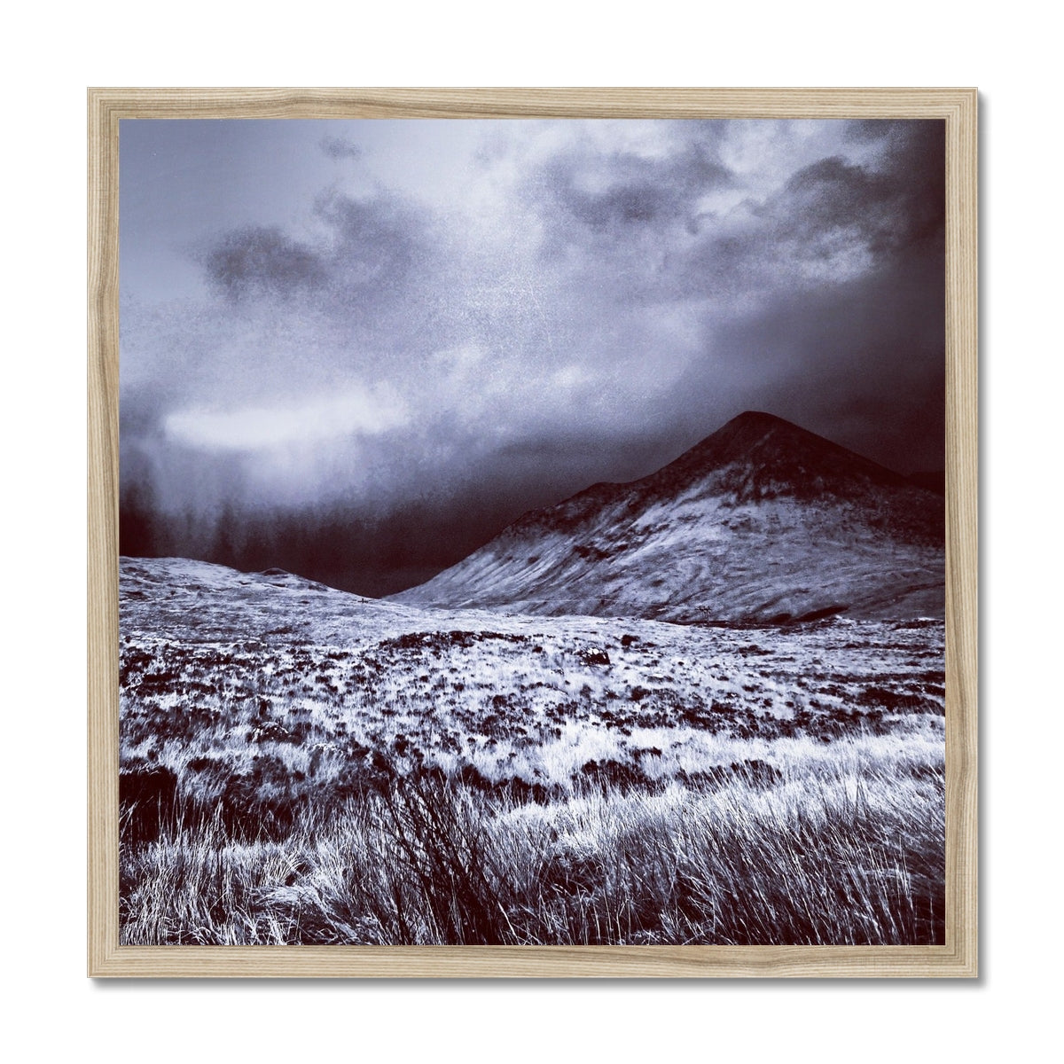 A Brooding Glen Varagil Framed Print