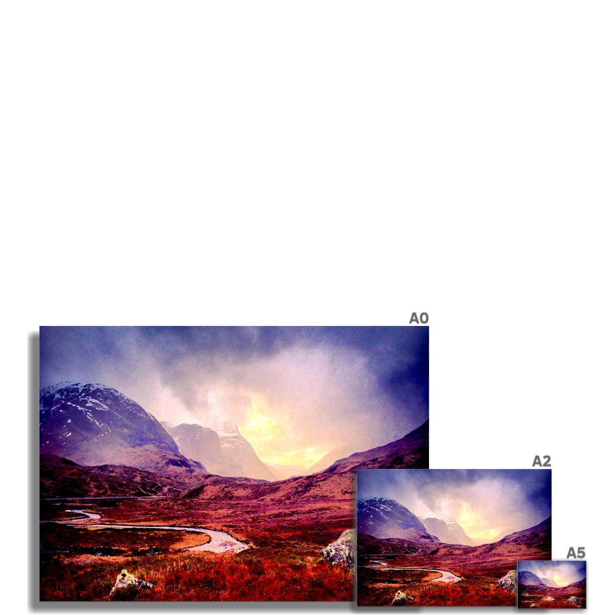 A Brooding Glencoe Fine Art Print