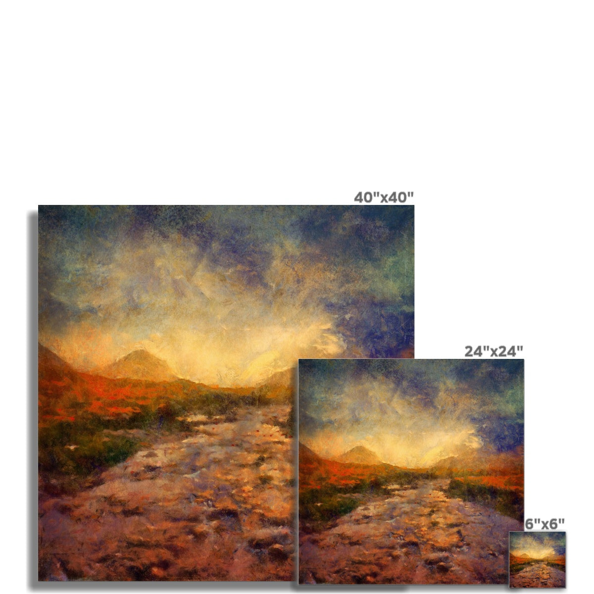 A Brooding Sligachan Fine Art Print