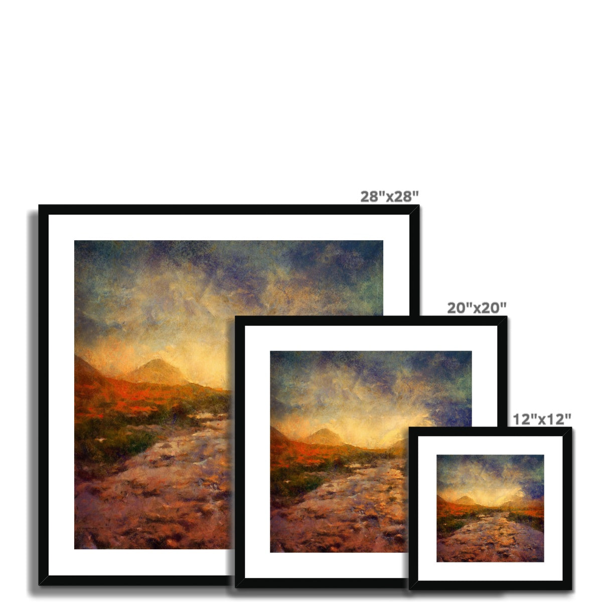 A Brooding Sligachan Framed & Mounted Print