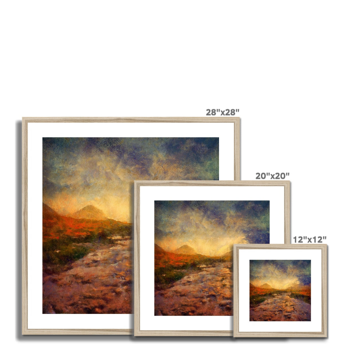 A Brooding Sligachan Framed & Mounted Print