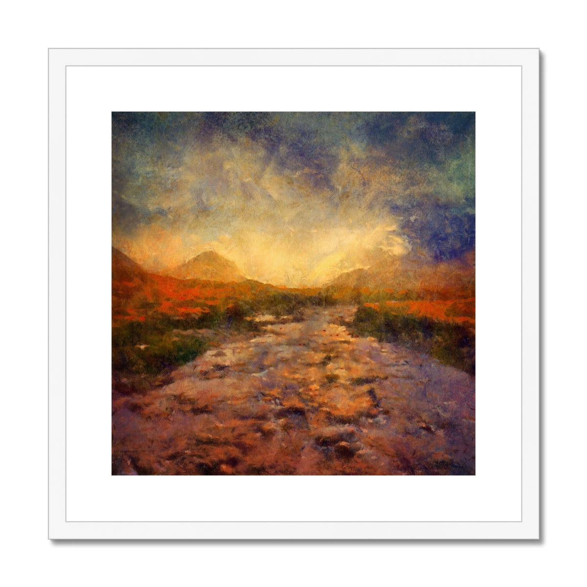 A Brooding Sligachan Framed & Mounted Print