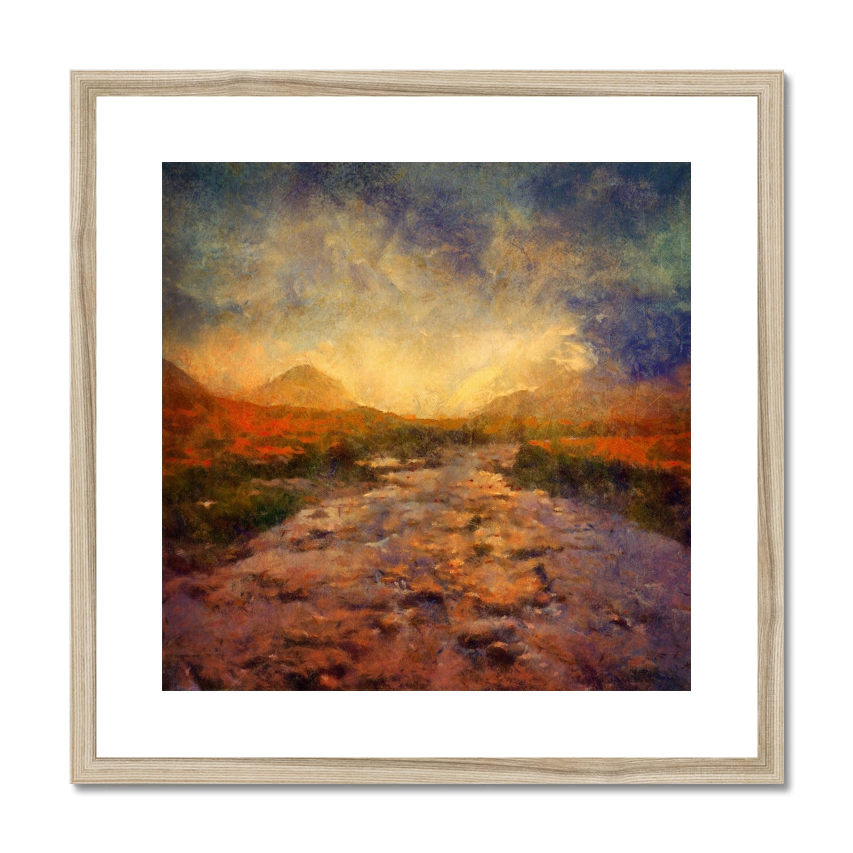 A Brooding Sligachan Framed & Mounted Print