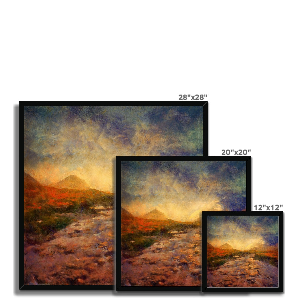 A Brooding Sligachan Framed Print