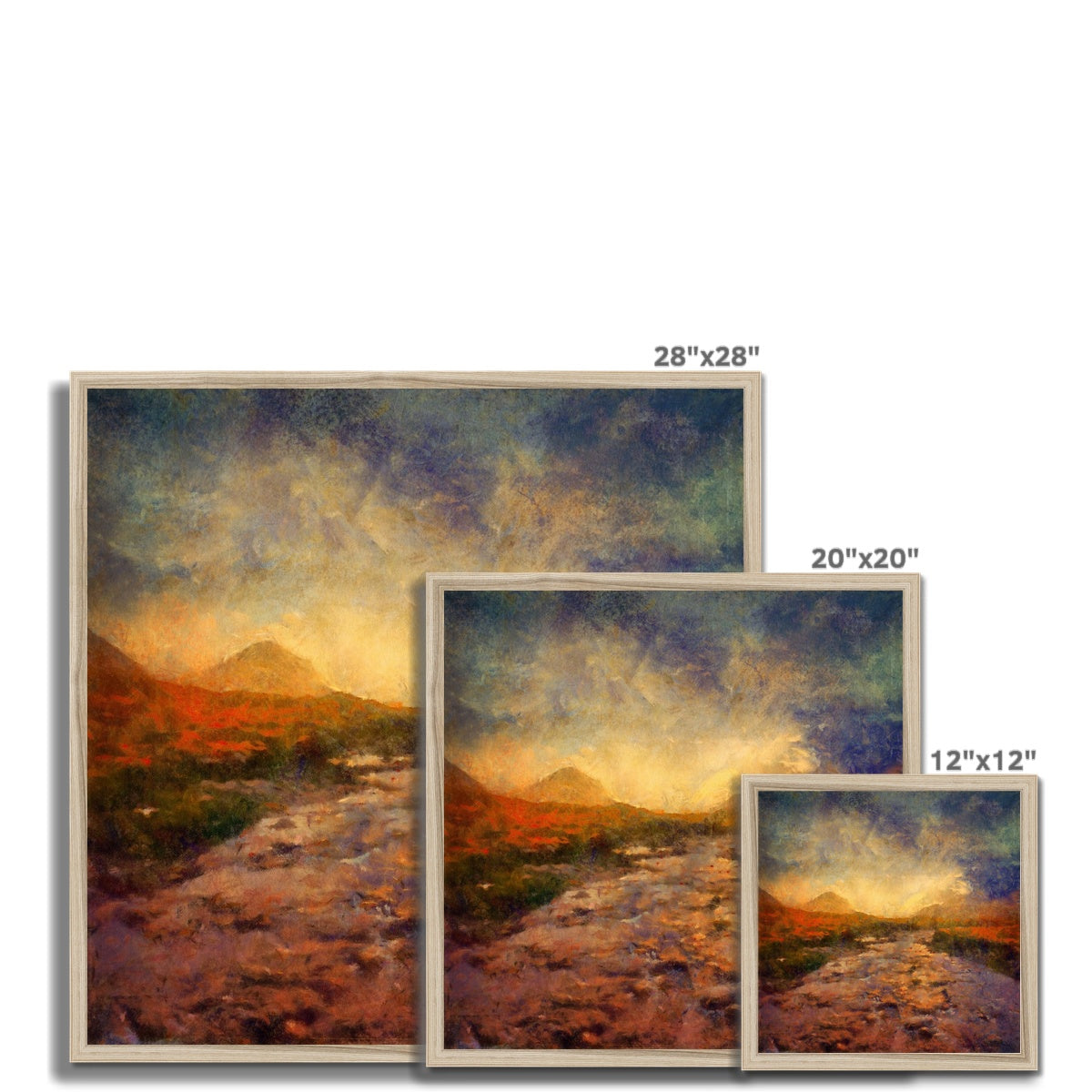 A Brooding Sligachan Framed Print