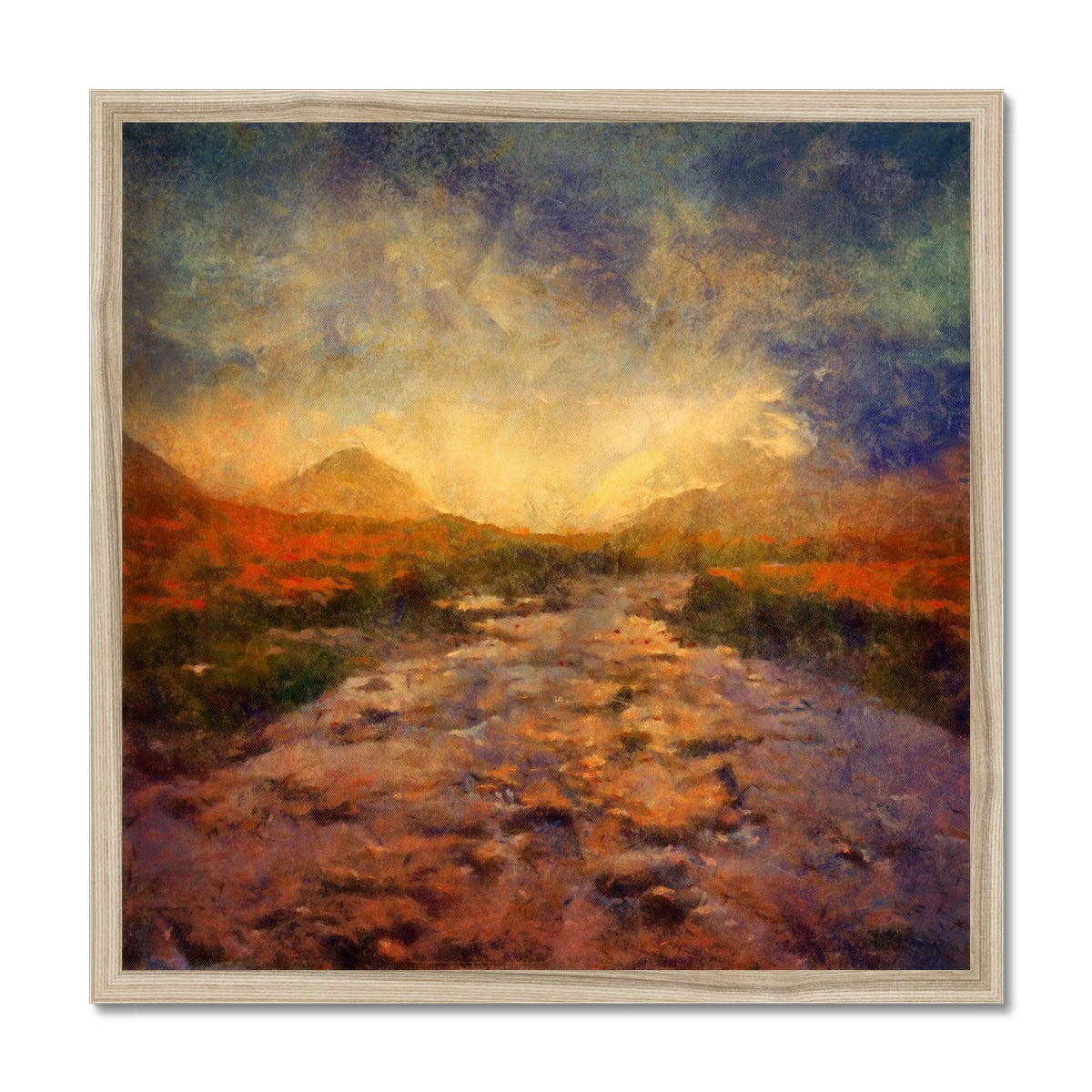 A Brooding Sligachan Framed Print
