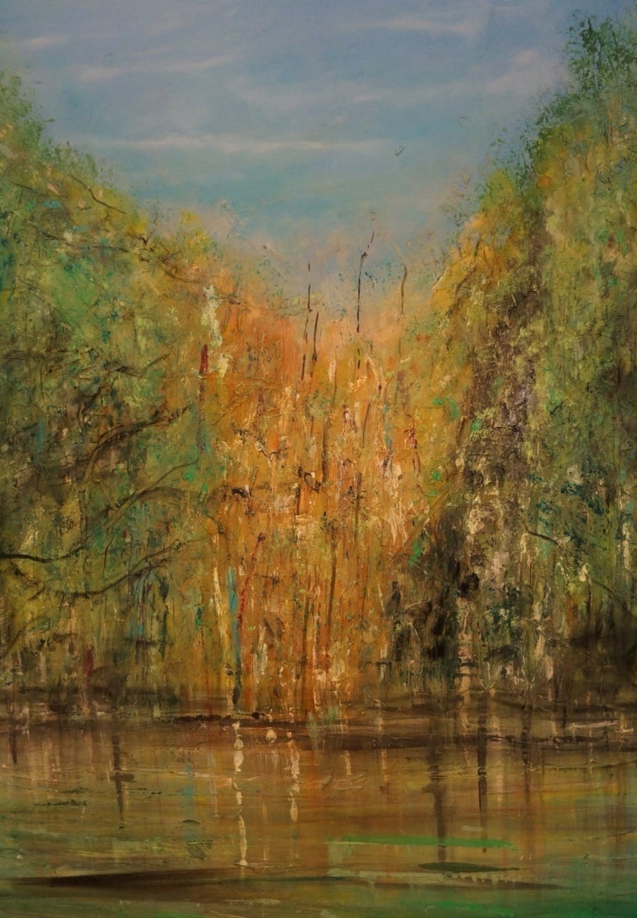 A Hidden Highland Lochan Scottish Landscape Painting