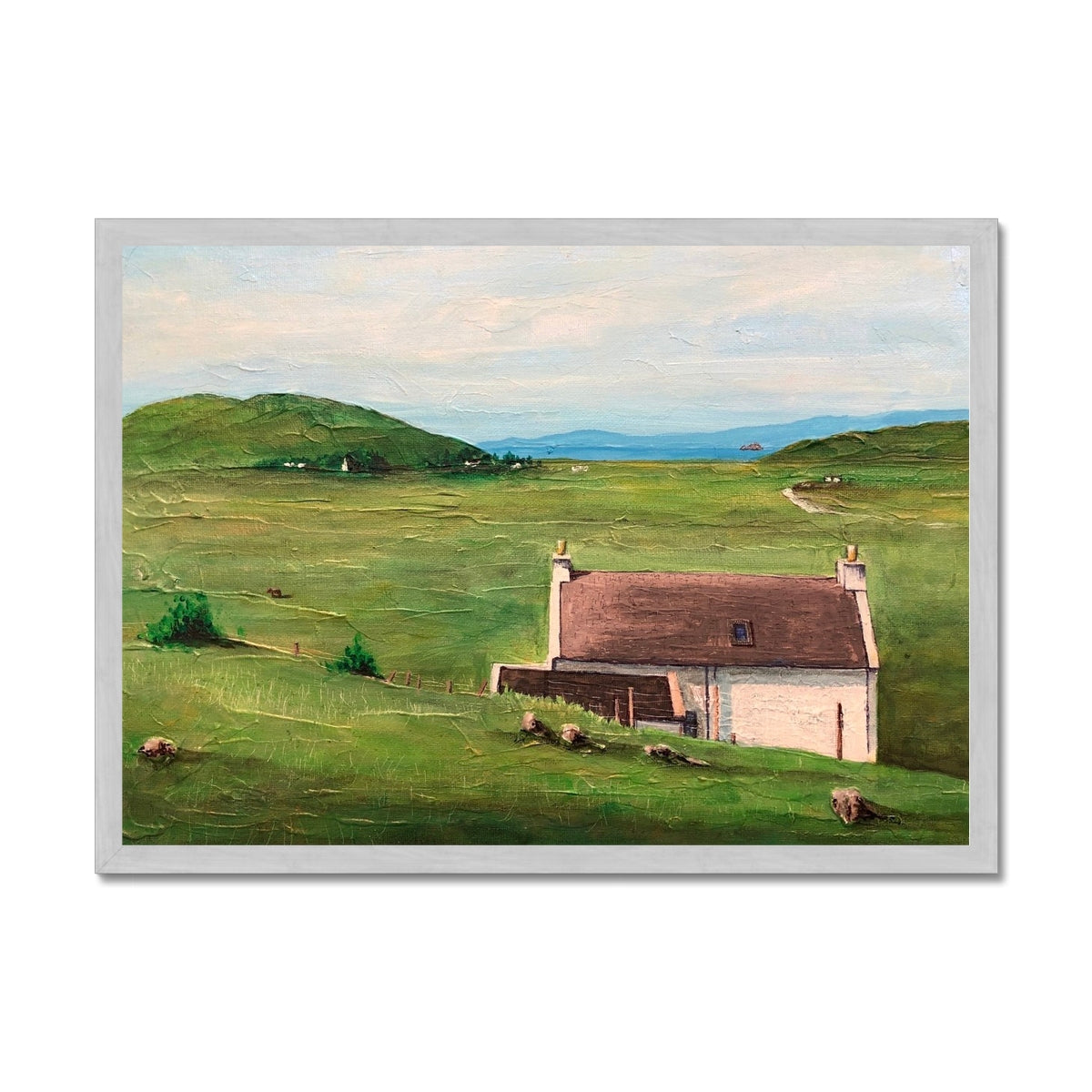 A Skye Cottage Antique Framed Print