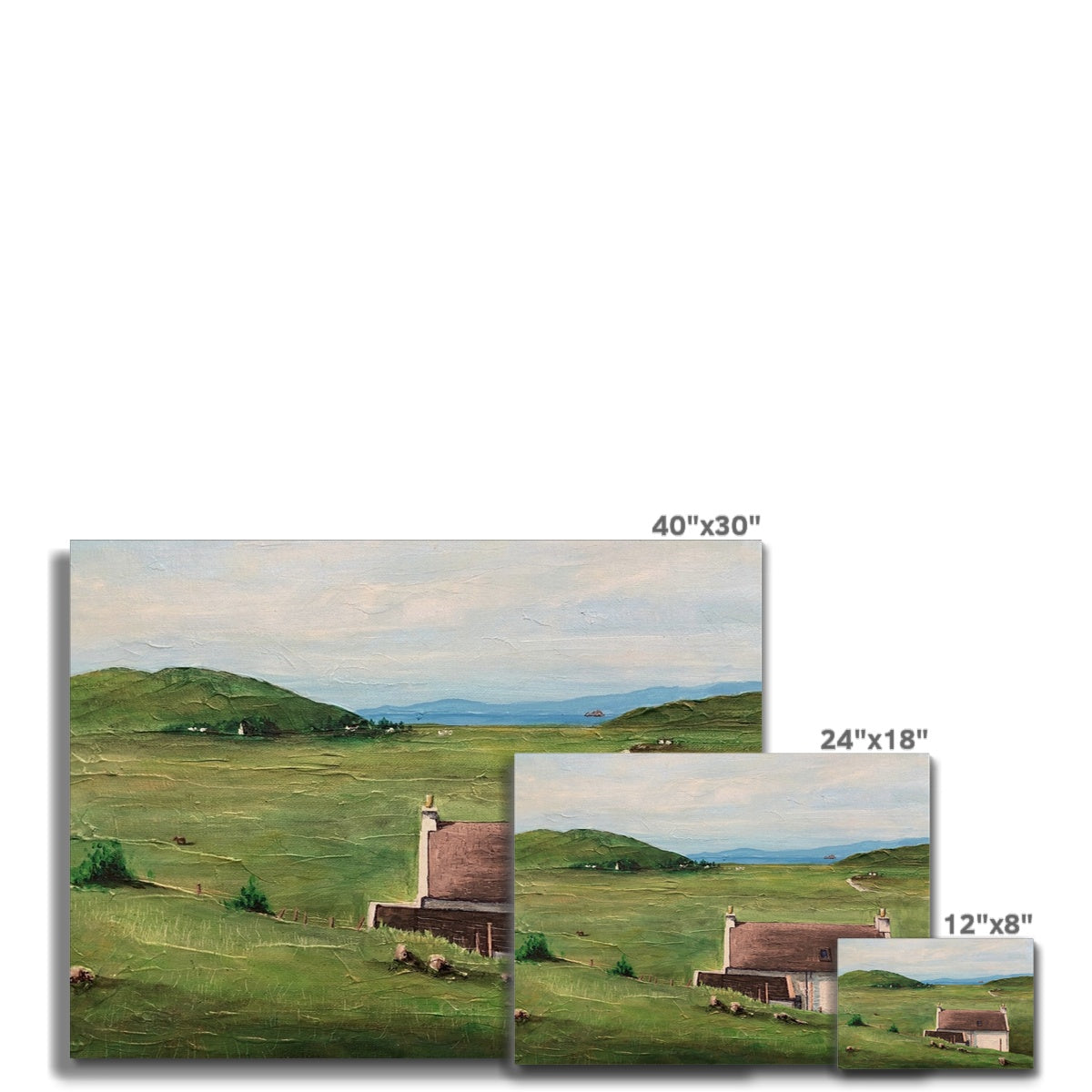 A Skye Cottage Canvas