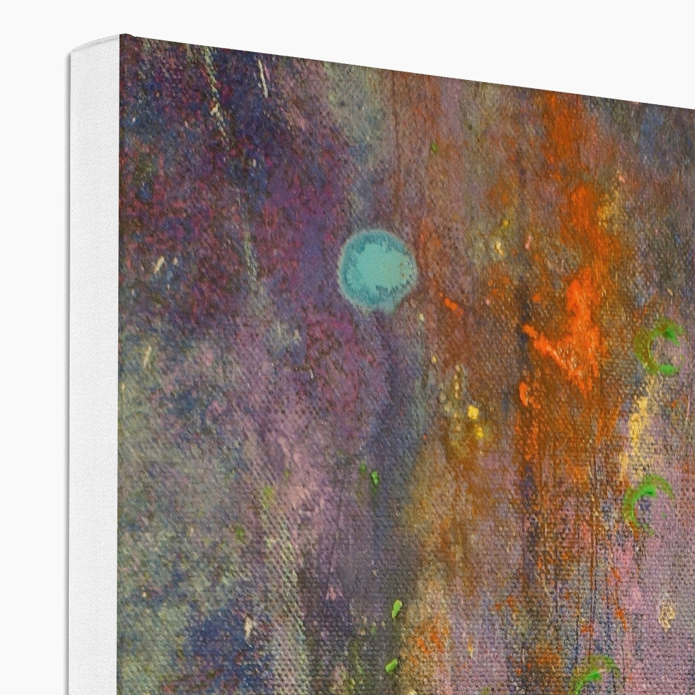Abstract Paintings - ' Cairngorms Waterfall ' Canvas
