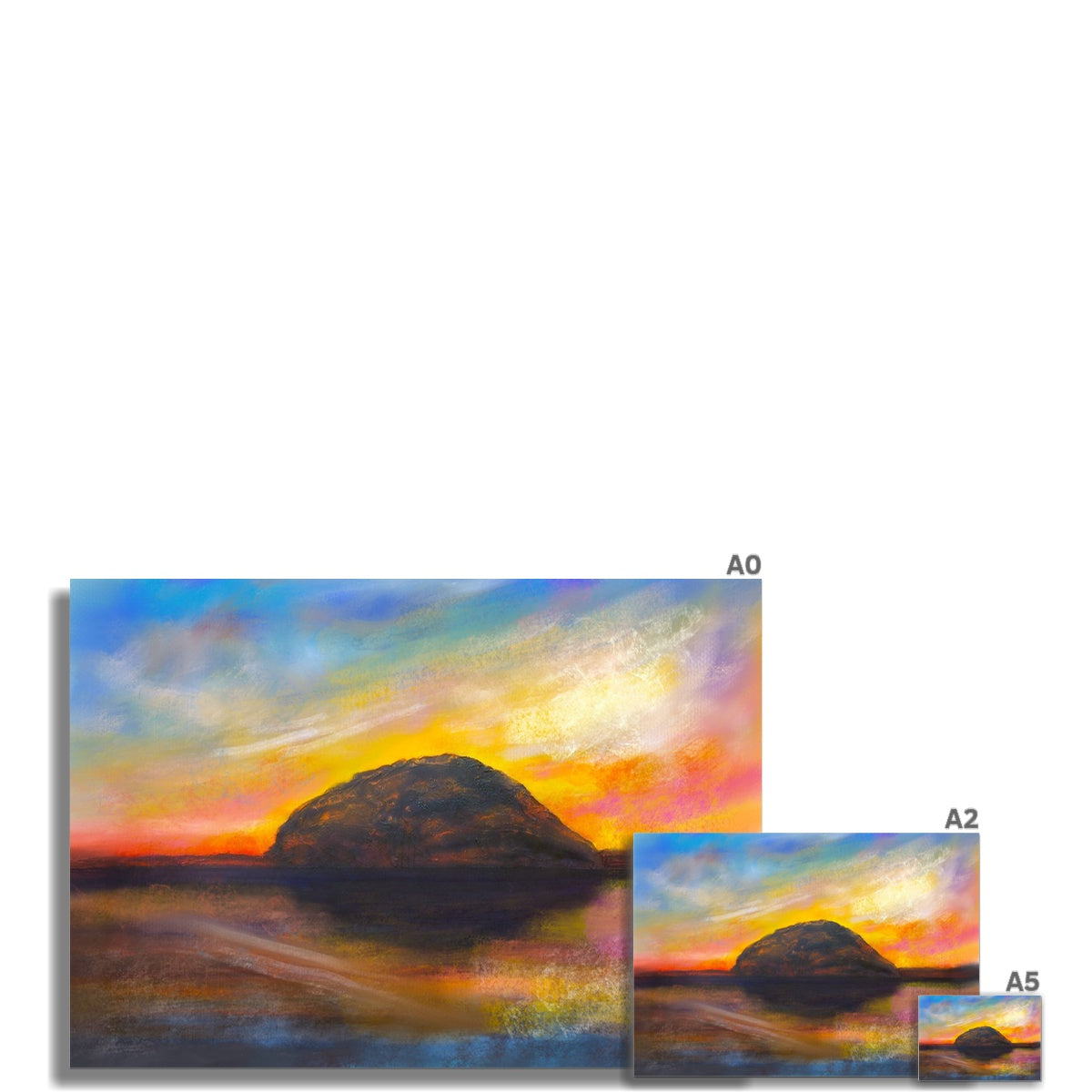 Ailsa Craig Dusk Fine Art Print