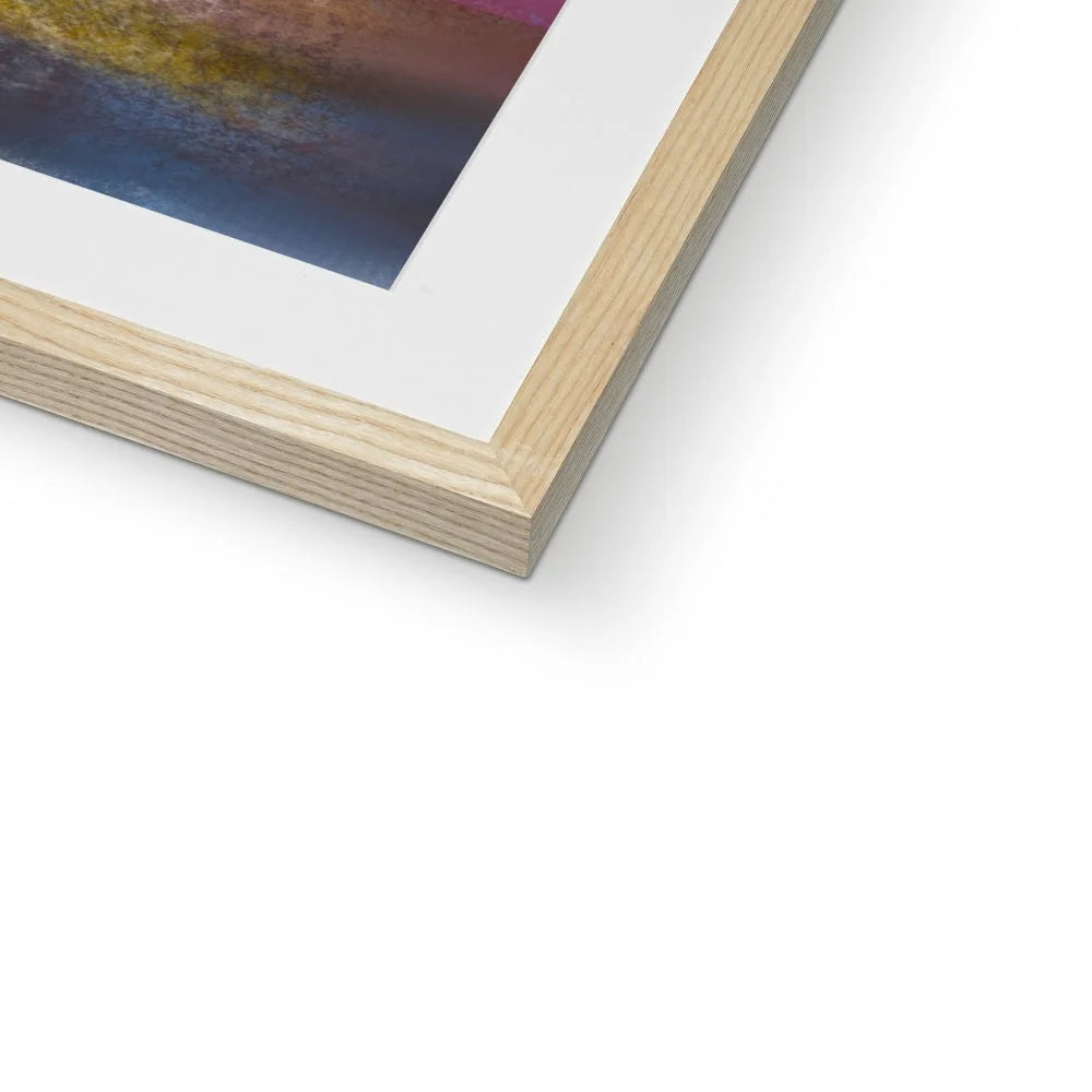 Ailsa Craig Dusk Framed & Mounted Print - Arran Art Gallery Scotland Worldwide Shipping Paintings | Prints | Gifts from by Scottish Artist