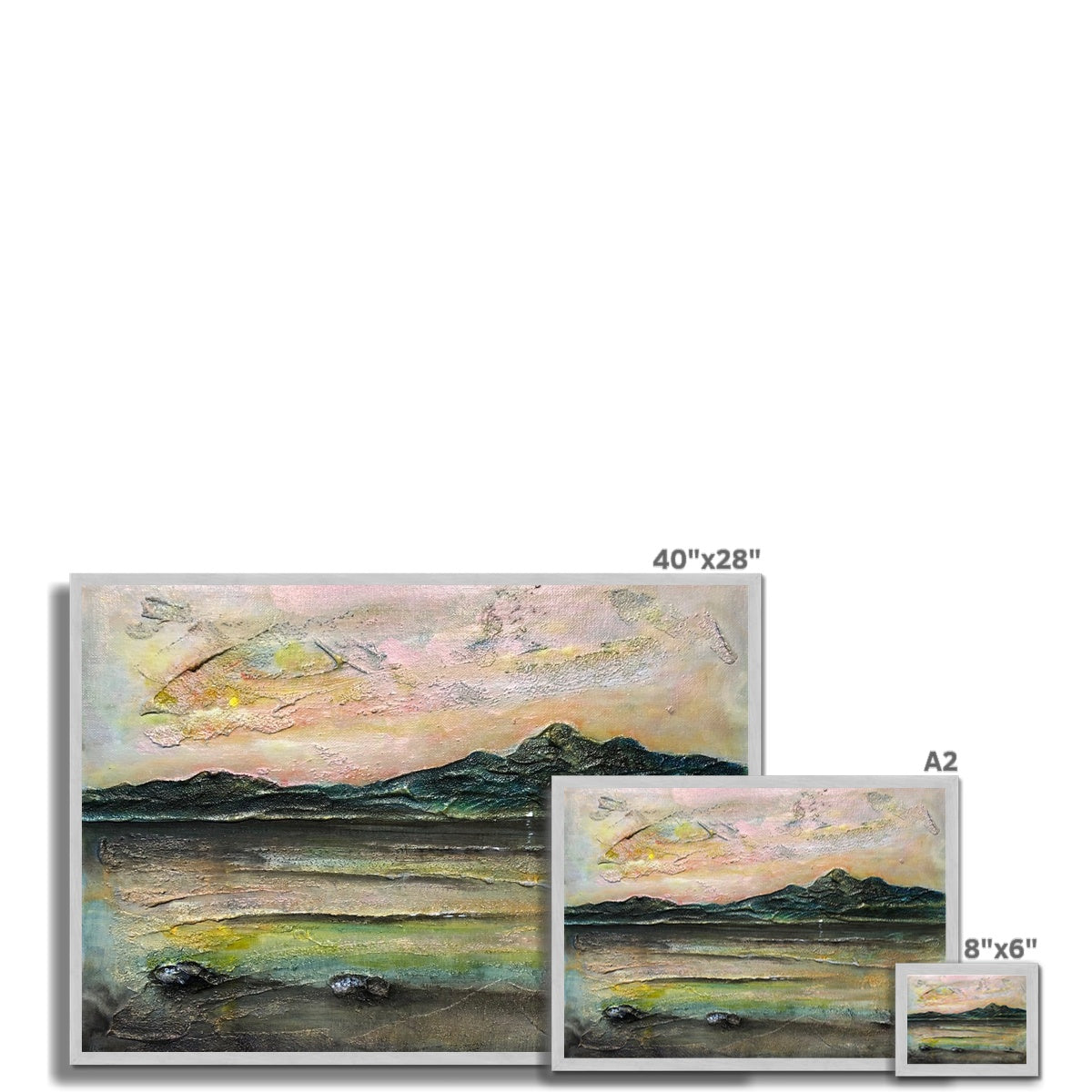 An Ethereal Loch Na Dal Antique Framed Print