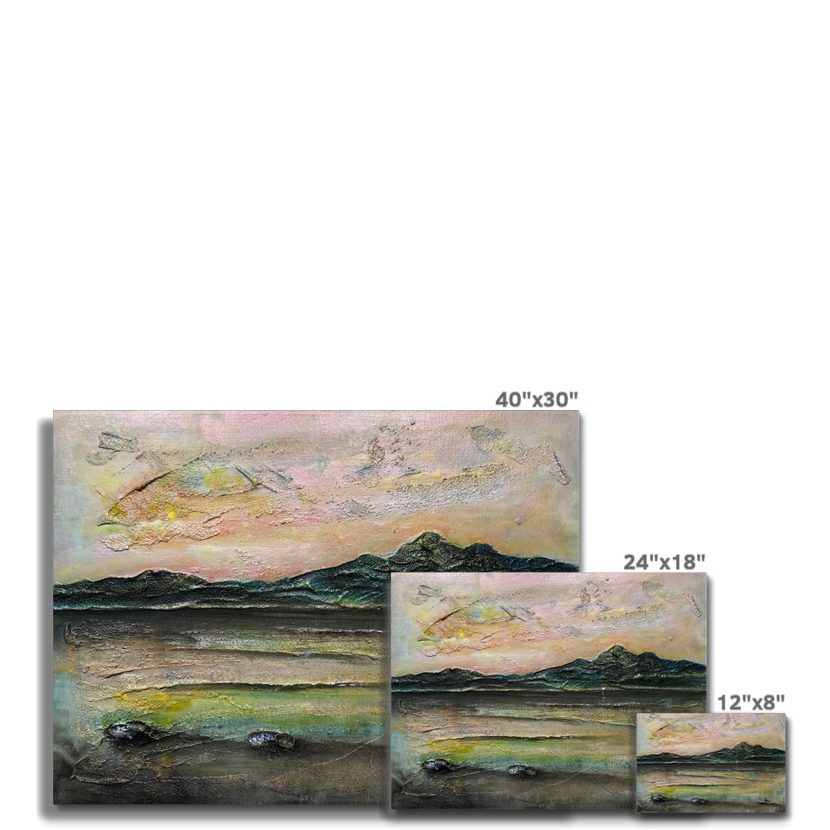 An Ethereal Loch Na Dal Canvas
