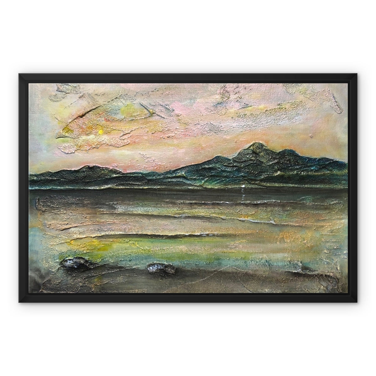 An Ethereal Loch Na Dal Framed Canvas