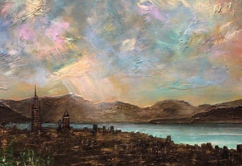 Angels Fingers Over Greenock Art Prints