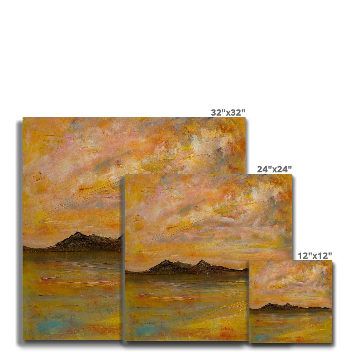 Arran Dusk Canvas
