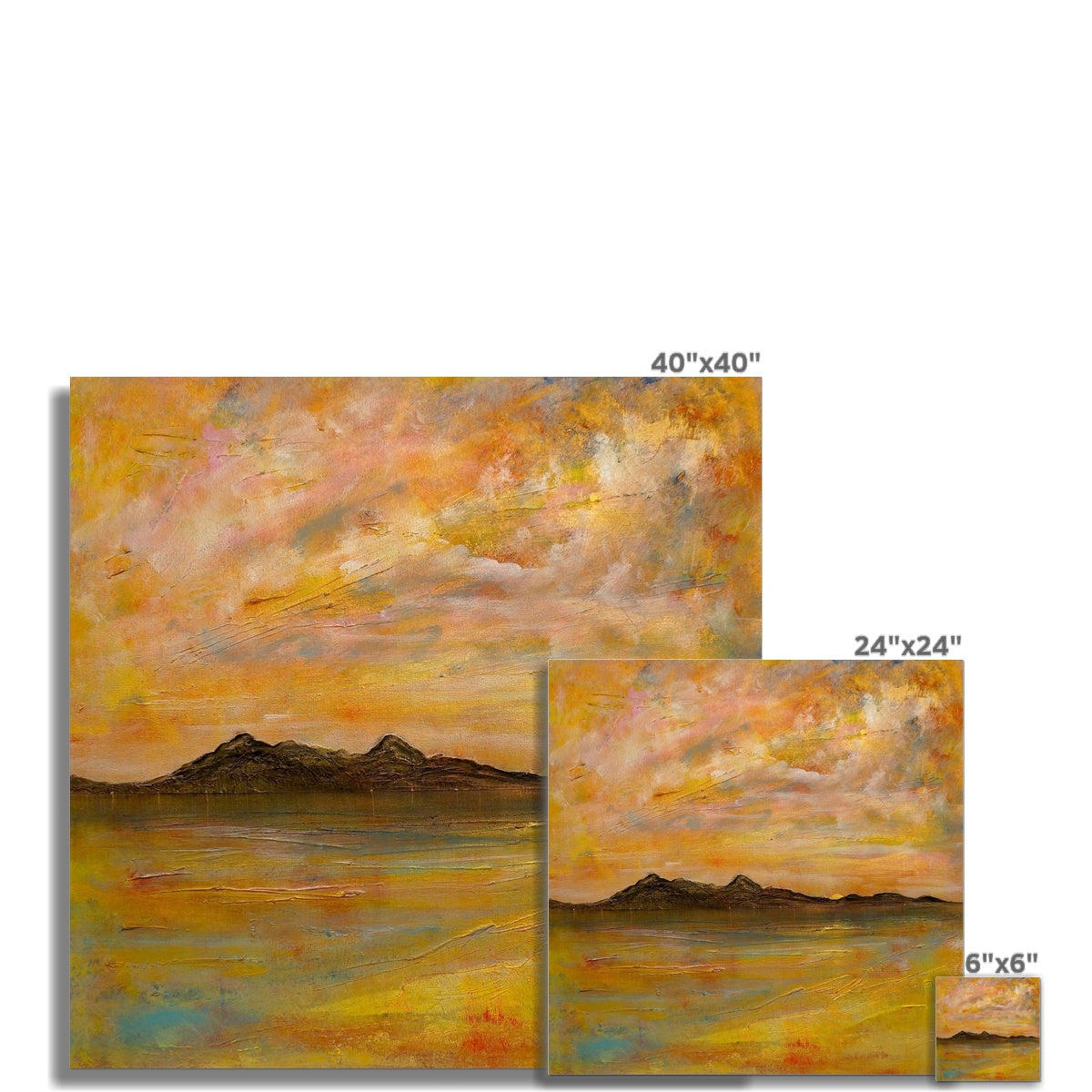 Arran Dusk Fine Art Print