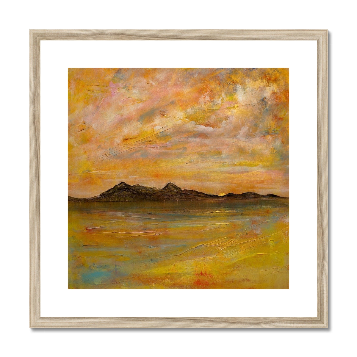 Arran Dusk Framed & Mounted Print
