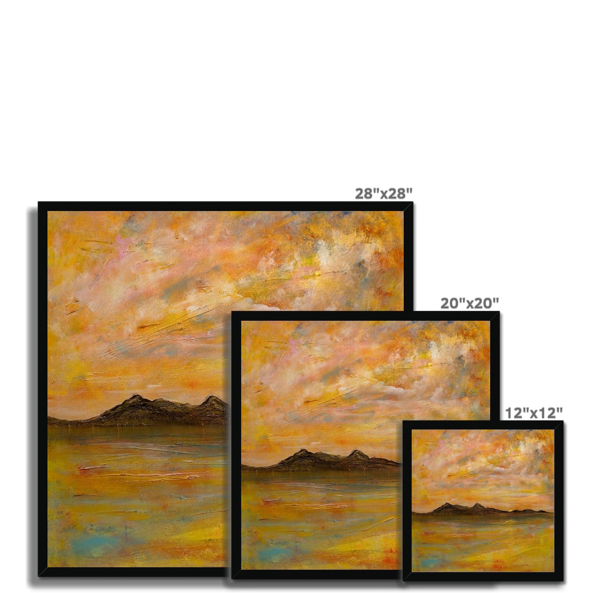 Arran Dusk Framed Print