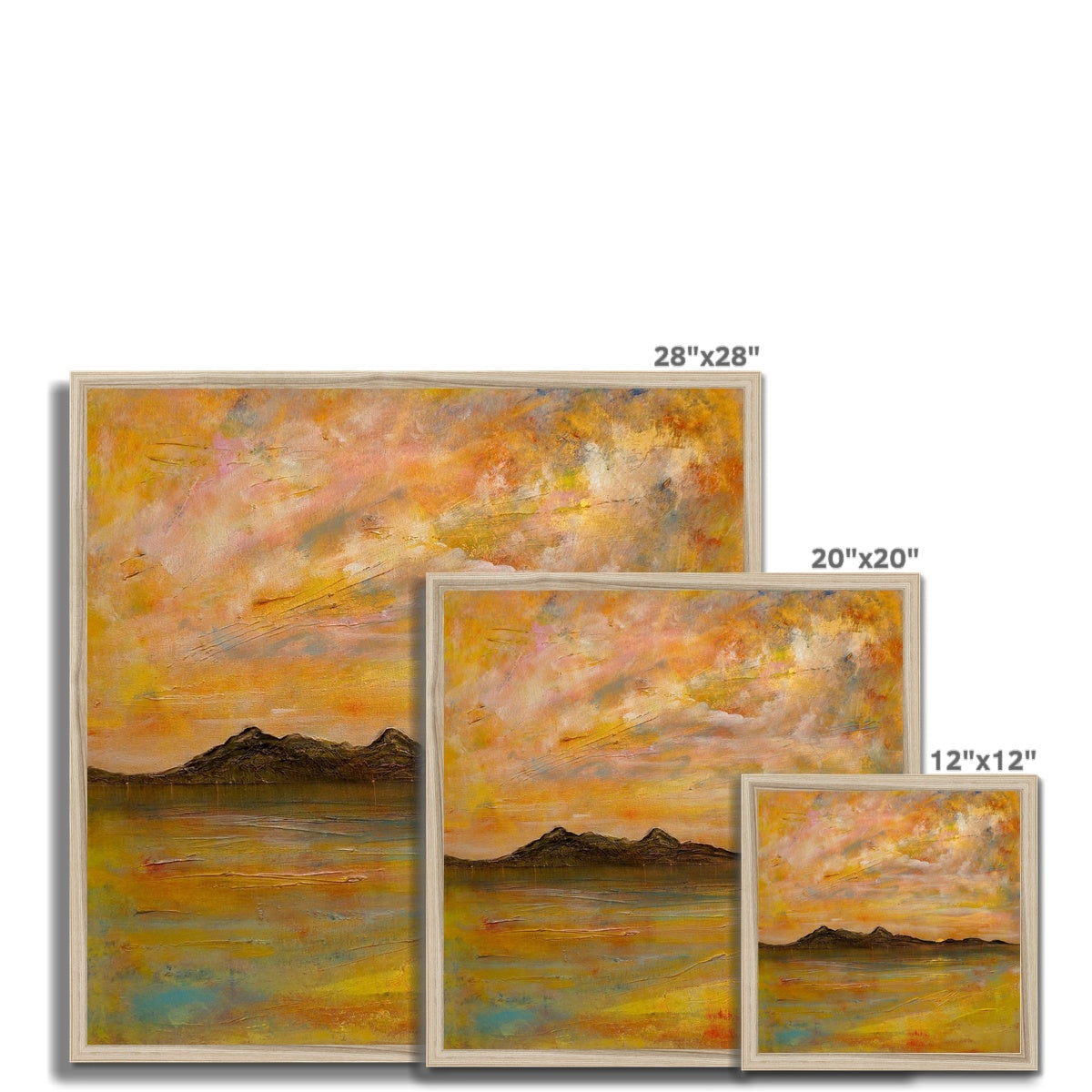 Arran Dusk Framed Print