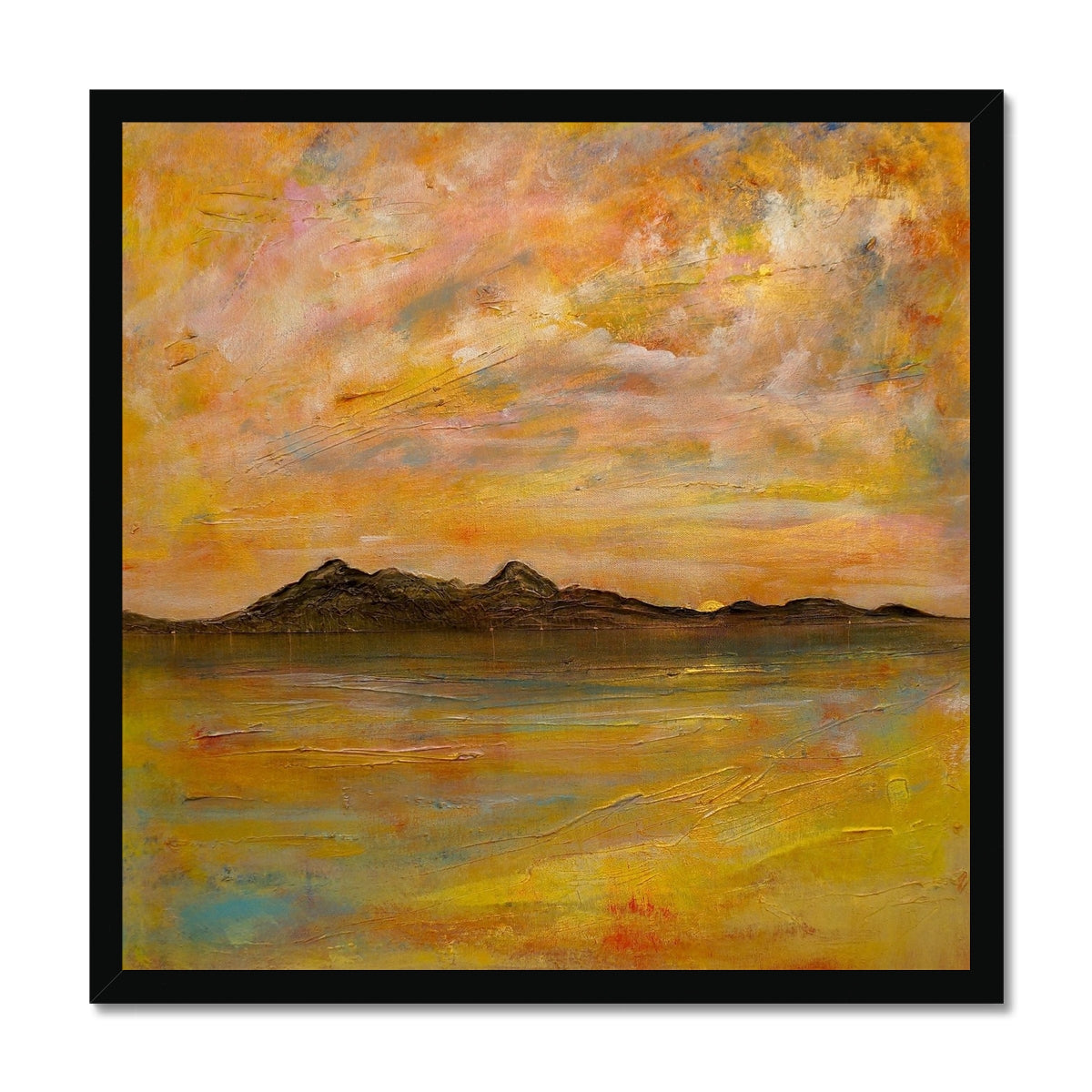 Arran Dusk Framed Print