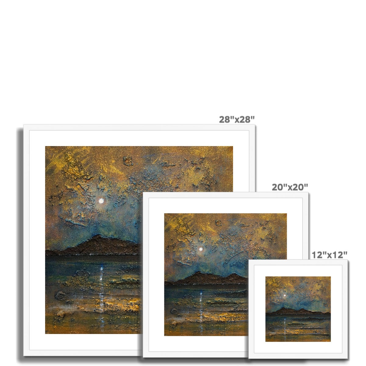 Arran Moonlight Framed & Mounted Print