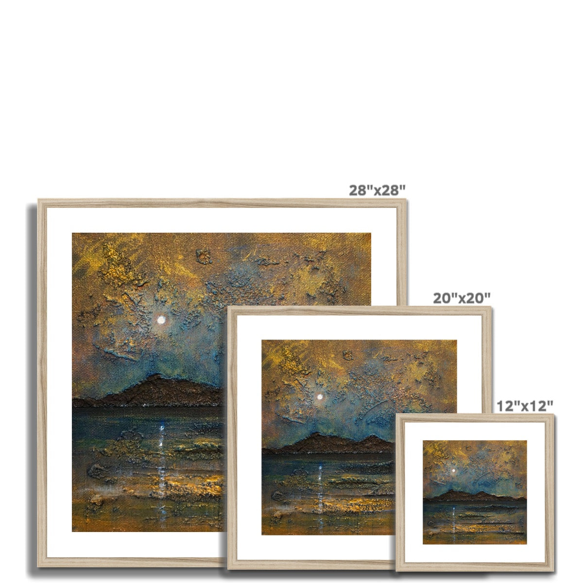 Arran Moonlight Framed & Mounted Print