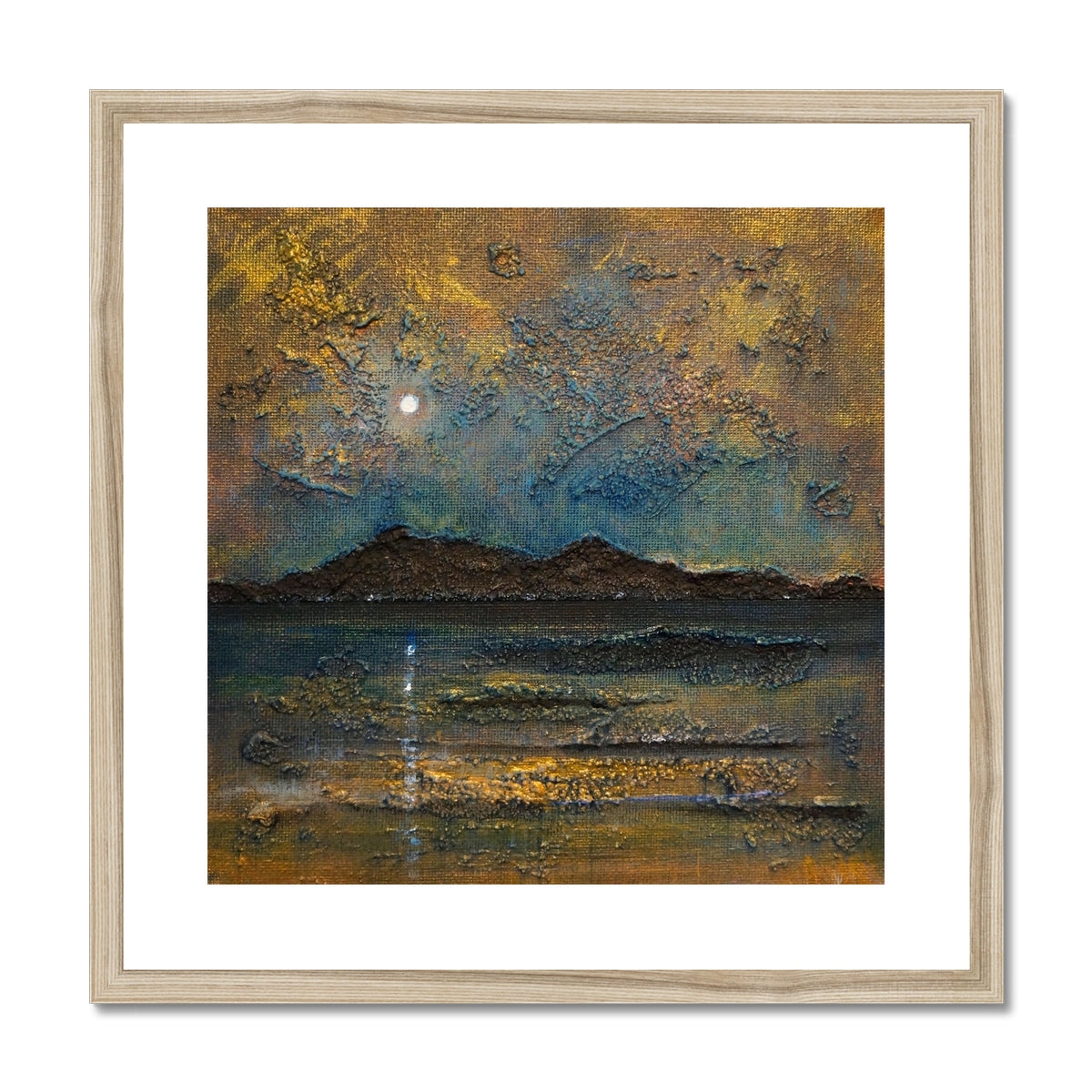 Arran Moonlight Framed & Mounted Print