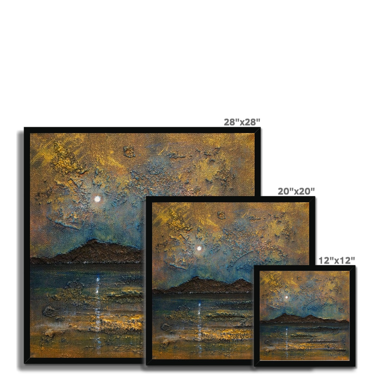 Arran Moonlight Framed Print