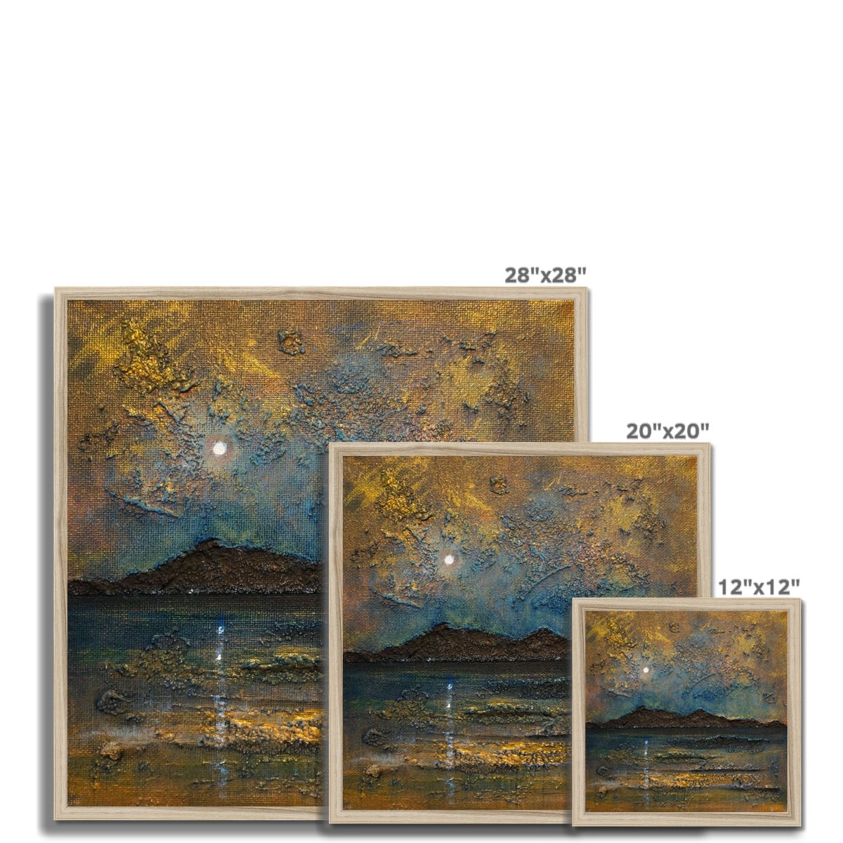 Arran Moonlight Framed Print