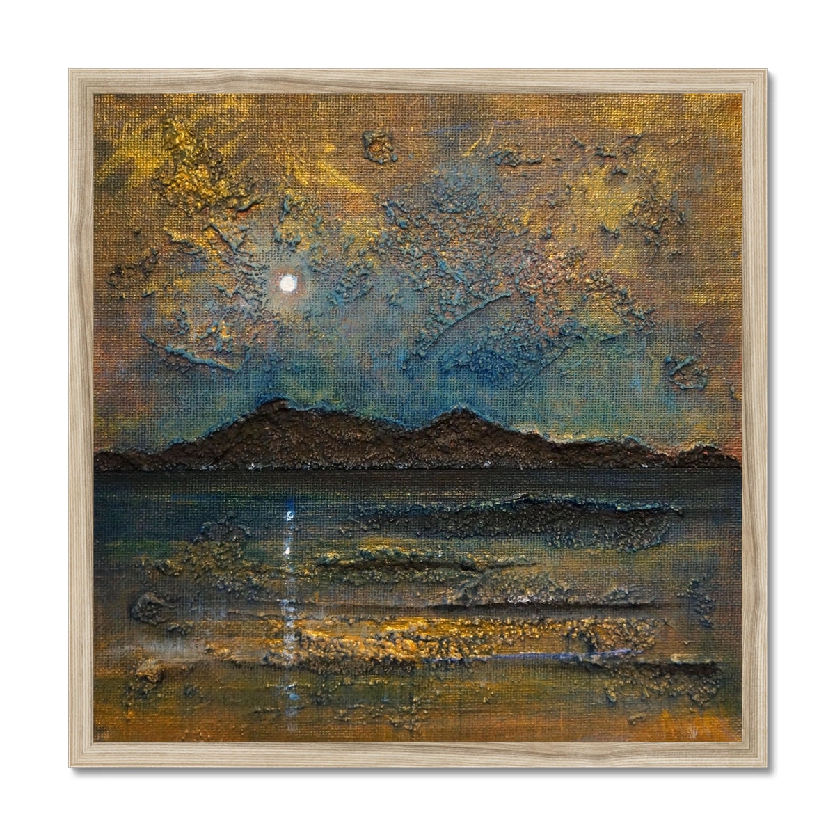 Arran Moonlight Framed Print