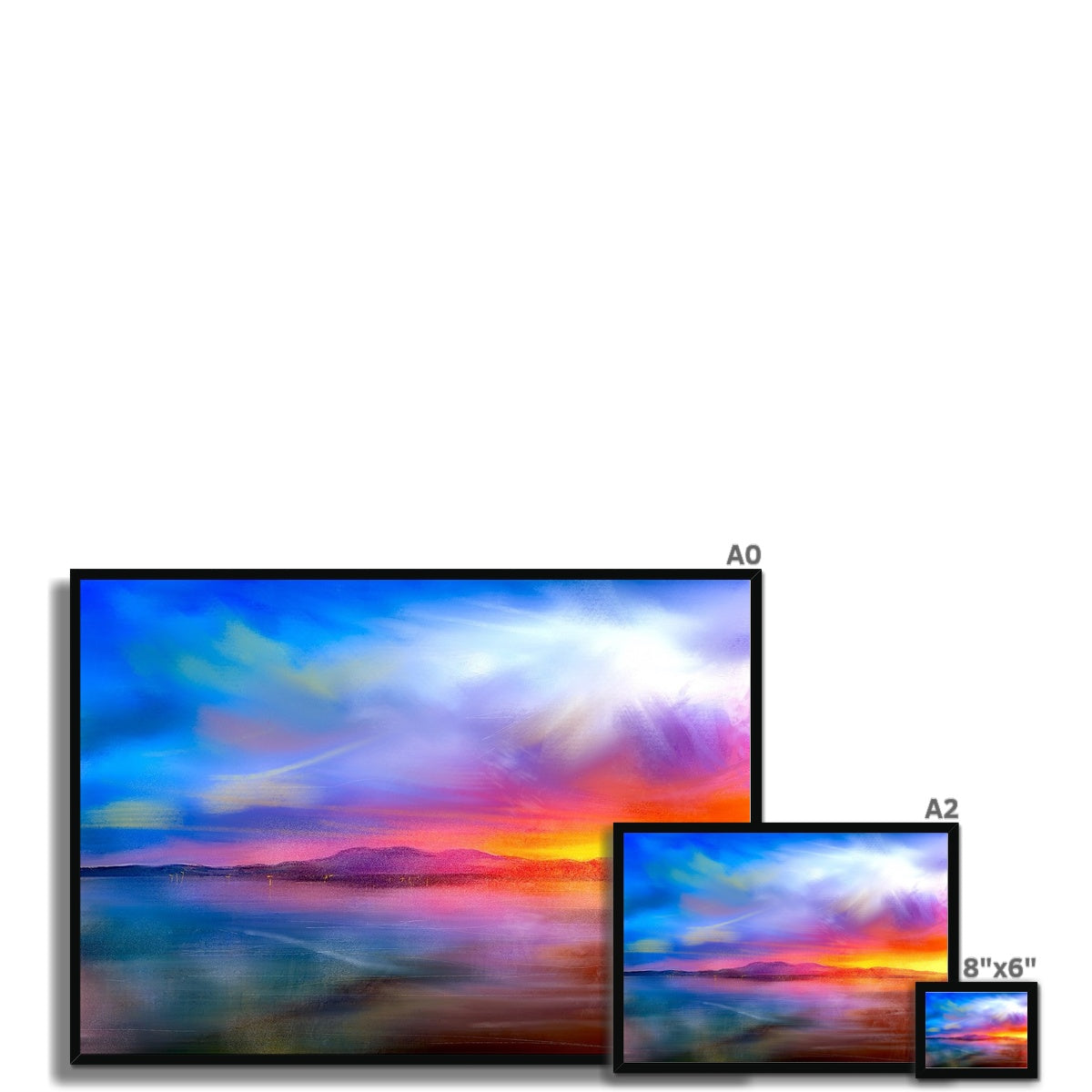 Arran Sunset Framed Print