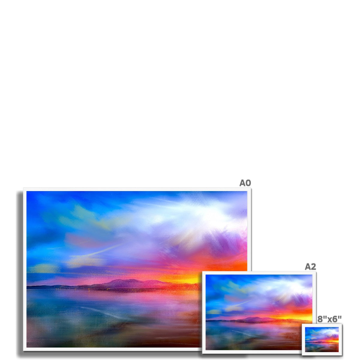 Arran Sunset Framed Print
