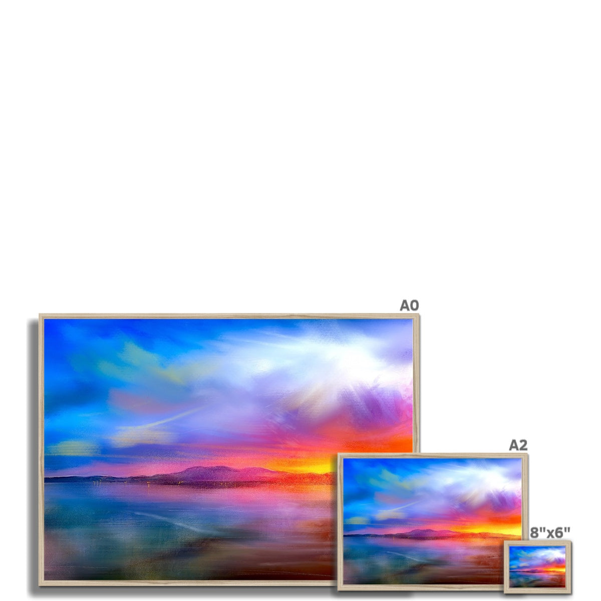 Arran Sunset Framed Print