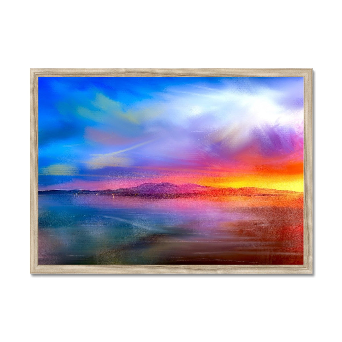 Arran Sunset Framed Print