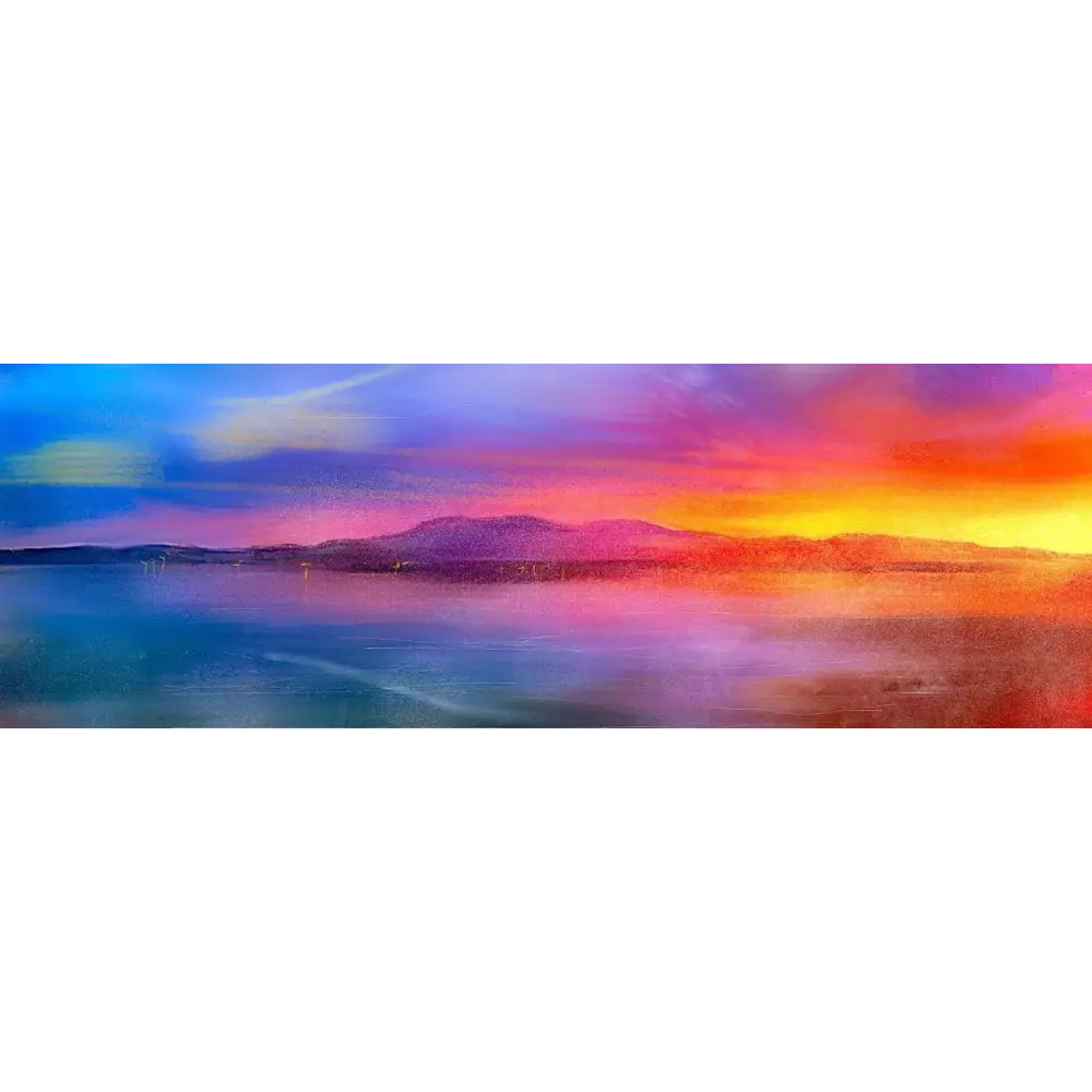 Arran Sunset - Scottish Statement Interior Wall Art - Gallery Scotland
