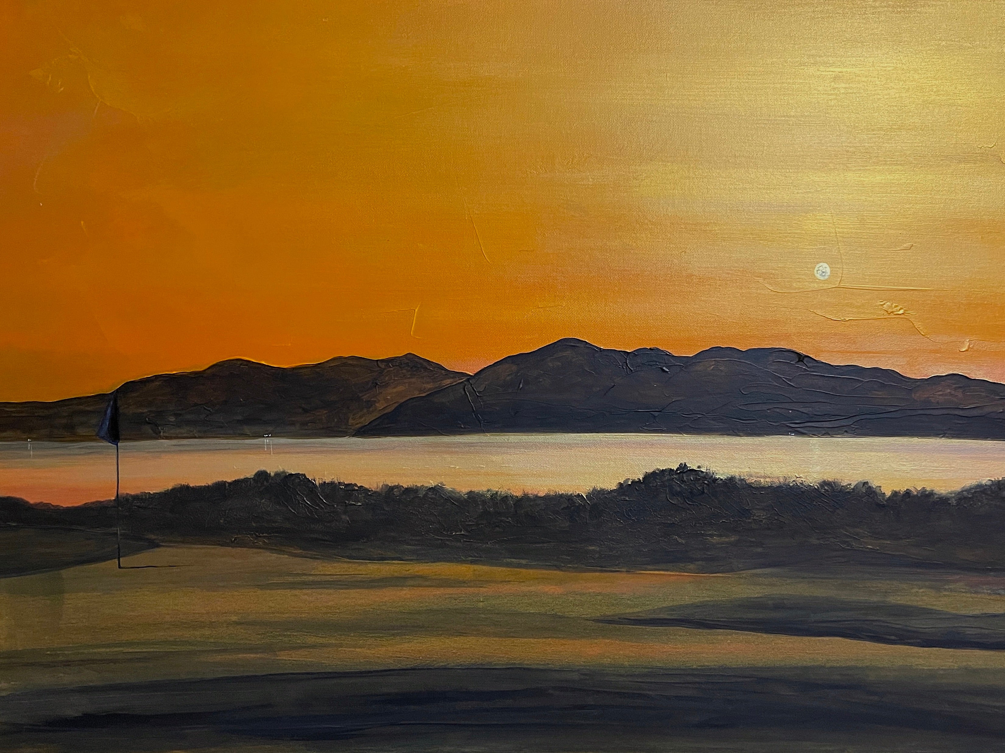Arran & The 5th Green Royal Troon Golf Course Art Prints