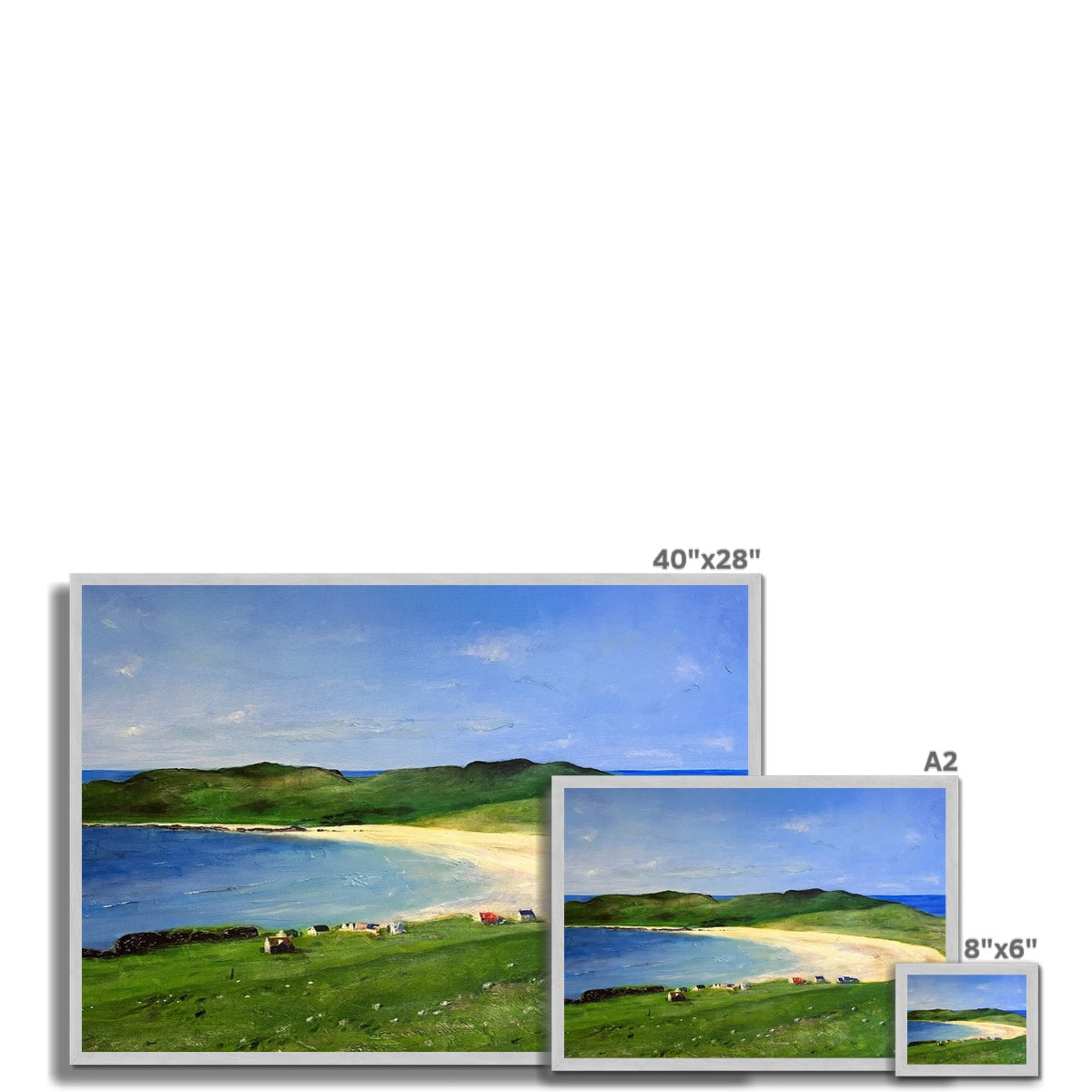 Balephuil Beach Tiree Antique Framed Print