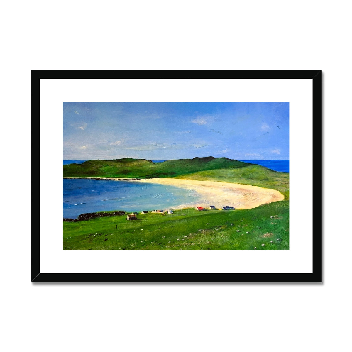 Balephuil Beach Tiree Framed & Mounted Print