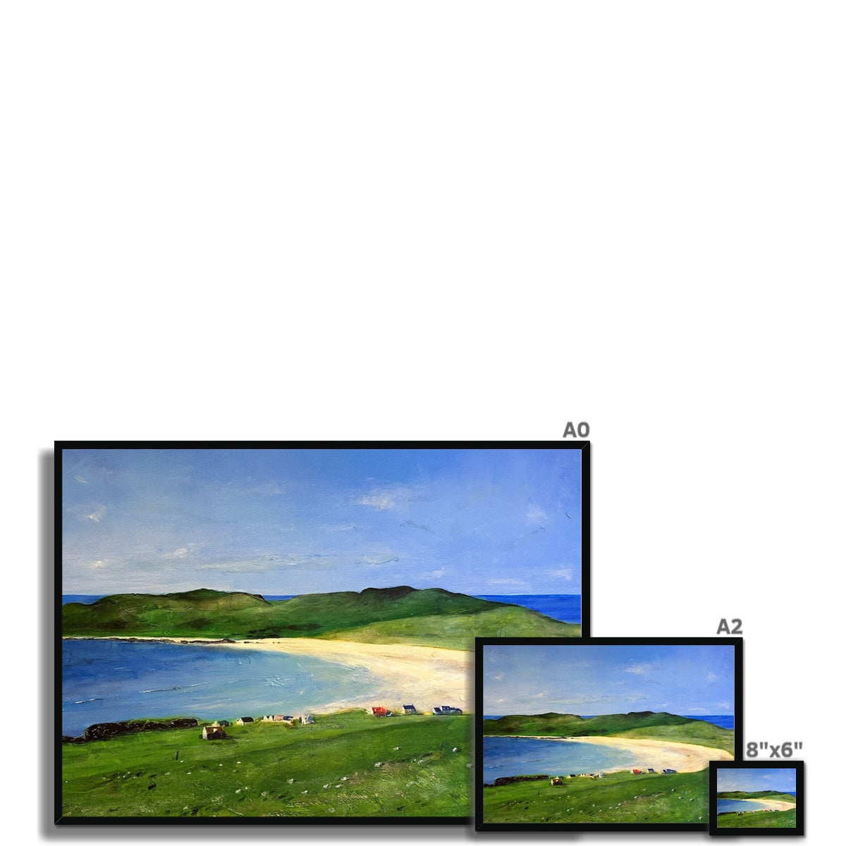 Balephuil Beach Tiree Framed Print