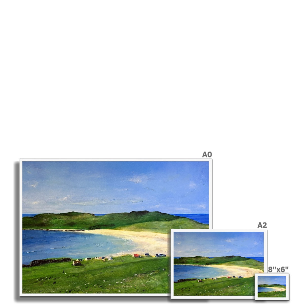 Balephuil Beach Tiree Framed Print