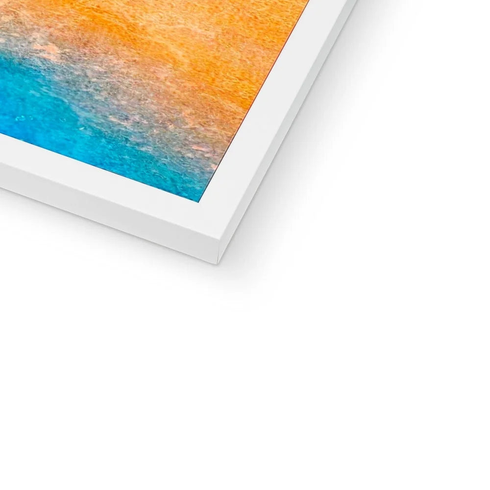 The Beach Framed Print - Abstract & Impressionistic Art Gallery Scotland Worldwide Shipping Scottish Prints Inspired by Landscapes