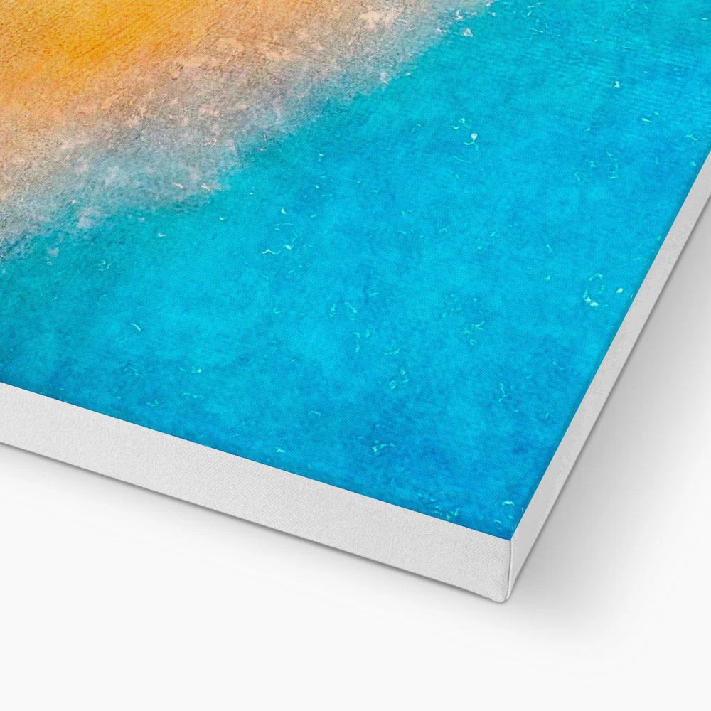 The Beach Original Impressionistic Painting on Canvas - Abstract & Art Gallery Scotland Worldwide Shipping Scottish Prints Inspired