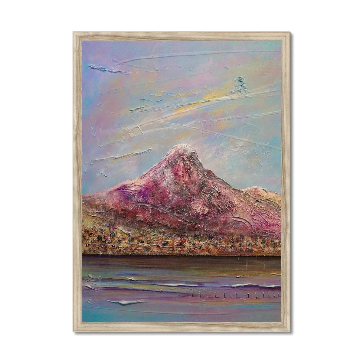Ben Lomond Framed Print - Lochs & Mountains Art Gallery Scotland Worldwide Shipping Scottish and Paintings Prints by Artist Hunter